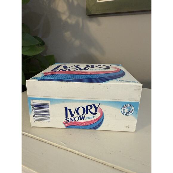 Ivory Snow Gentle Care Laundry Detergent Powder Gentle Cycle 24 OZ 15 Loads NOS - Picture 5 of 6